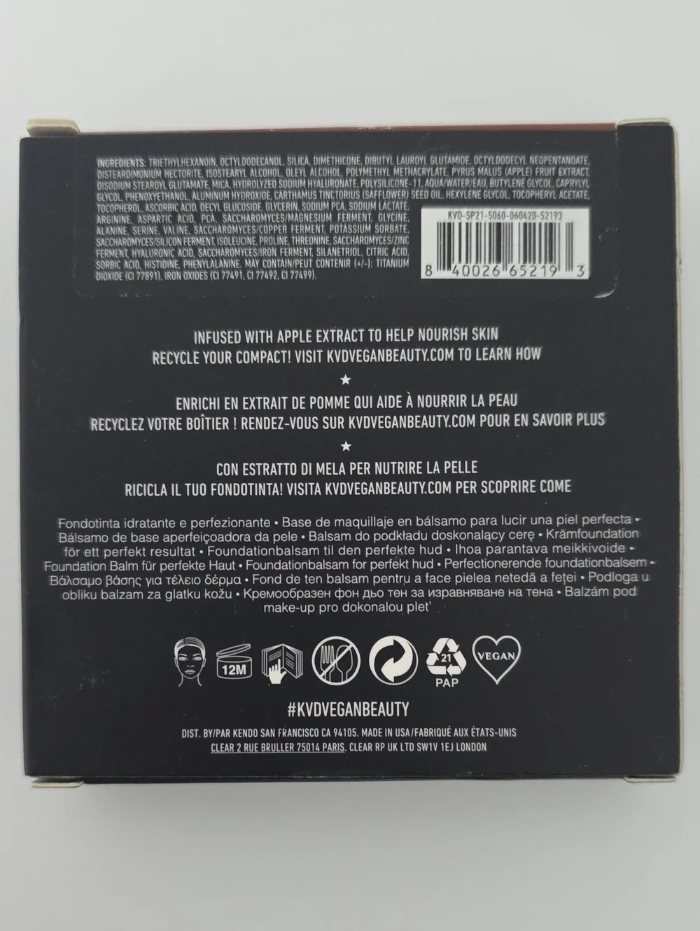 Kat Von D Good Apple Foundation Balm - Deep 090 | NEW IN BOX!